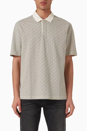 Polo Shirt in Stretch Jersey