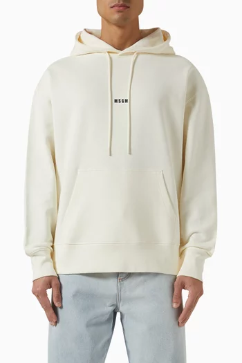 Logo Hoodie in Cotton