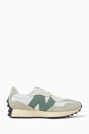 327 Logo Sneakers in Suede & Leather