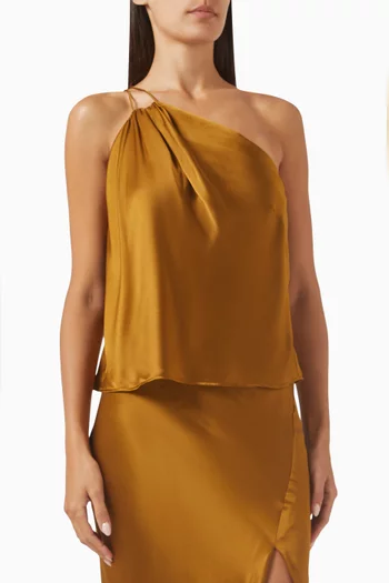Double Strap Top in Silk