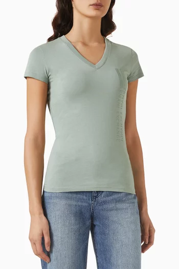 The Grid AX Logo T-shirt in Jersey