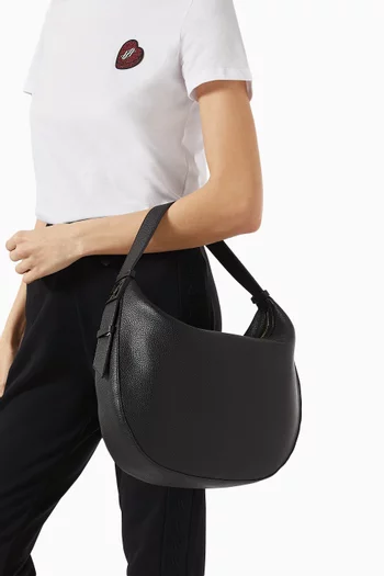 Susie Hobo Shoulder Bag in Faux Leather