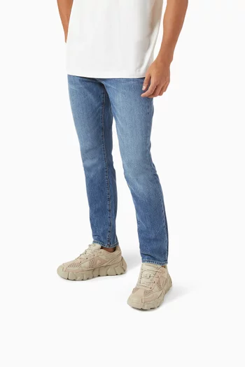 Oversized Sneakers in Eco Leather & Mesh