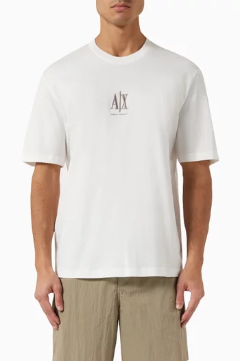 تي شيرت بشعار حرفي AX جيرسيه