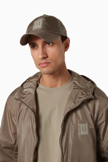 Small AX Logo Baseball Cap in Nylon