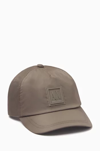 Small AX Logo Baseball Cap in Nylon
