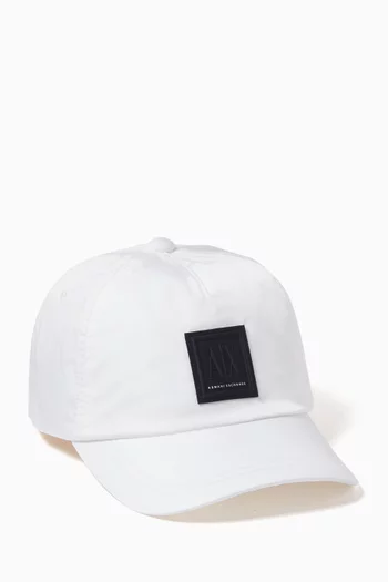 Small AX Logo Baseball Cap in Nylon