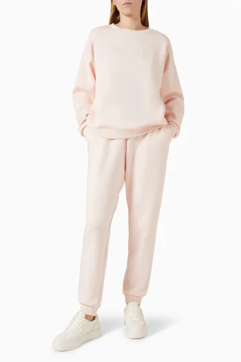 Logo Sweatpants in Scuba Fabric