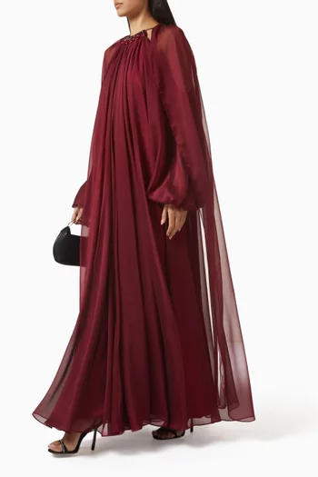 Reverence Maxi Dress in Chiffon & Satin