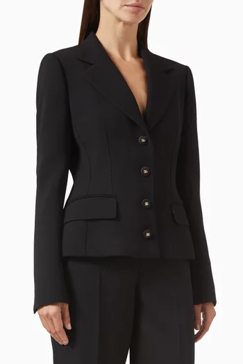 Single-breasted Blazer in Wool