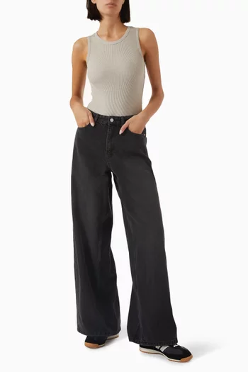 Racer Bodysuit in Cotton