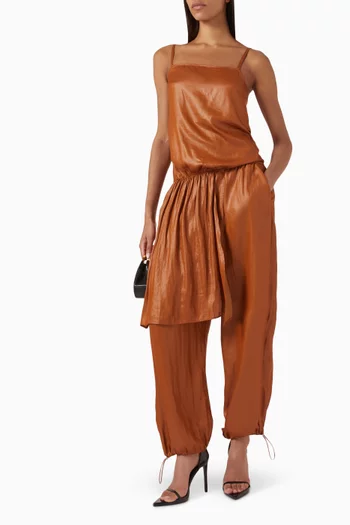 Mirror Top in Crepe