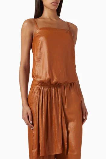 Mirror Top in Crepe