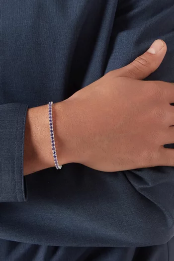 Tennis Bracelet in Sterling Silver & Cubic Zirconia