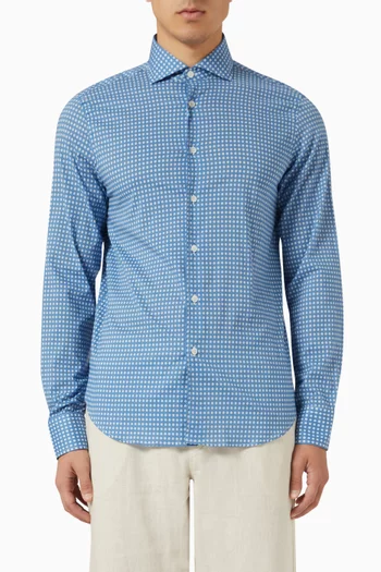 Sean Long-sleeve Shirt in Cotton Voile