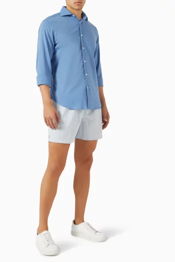 Sean Long-sleeve Shirt in Cotton Voile