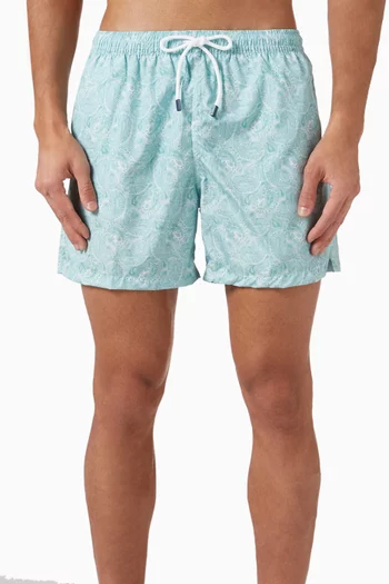 Madeira Printed Swim Shorts