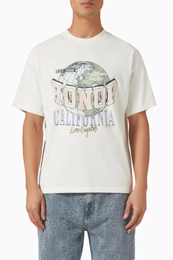 Honor California T-shirt in Cotton-jersey