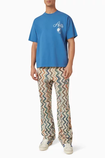 Travel T-shirt in Cotton-jersey