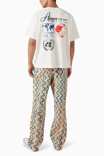 Travel T-shirt in Cotton-jersey