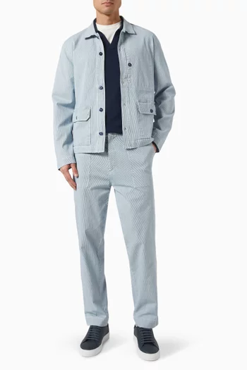 Wylson Pants in Striped Hickory Cotton