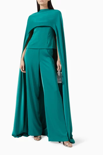 Kamaria 3-piece Cape Top & Pants Set