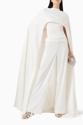 Kamaria 3-piece Cape Top & Pants Set