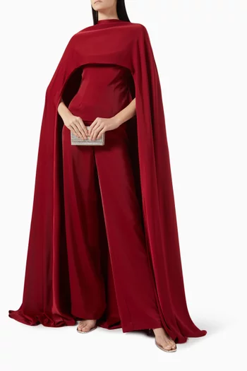 Kamaria 3-piece Cape Top & Pants Set