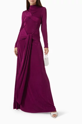 Kosie Maxi Dress in Slinky Jersey