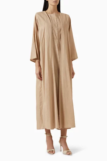طقم عباية وفستان