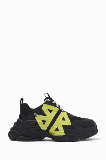 Triple S Tape Type Sneakers in Mesh
