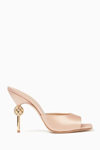 Viola 105 Mules in Satin