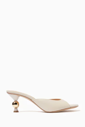Rosie 60 Mules in Leather