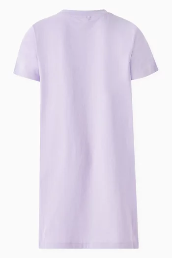 Star Printed T-shirt Dress in Cotton