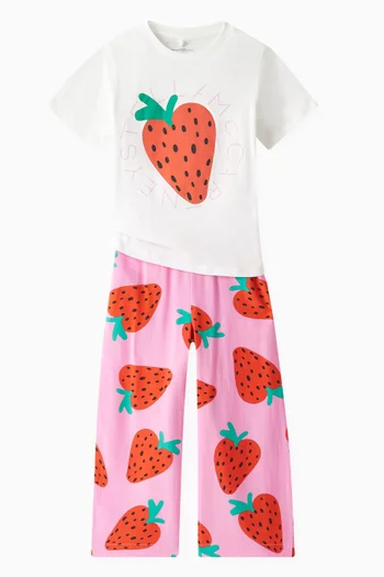Strawberry Graphic T-shirt in Organic Cotton