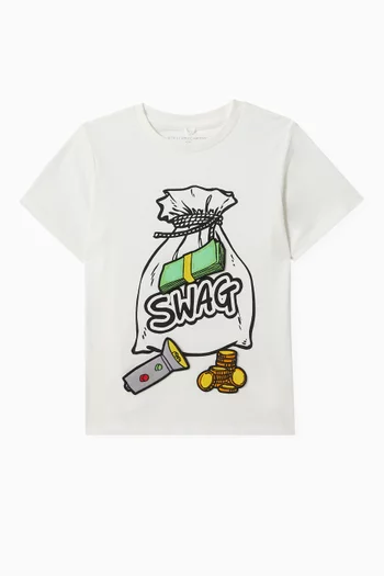 Swag Printed T-shirt in Cotton