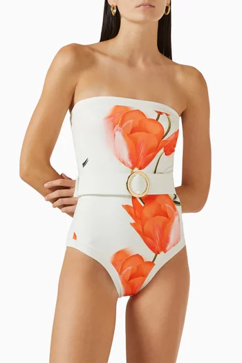 Whitney One-piece Swimsuit in Stretch Nylon