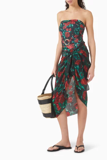 Maya Printed Pareo in Viscose