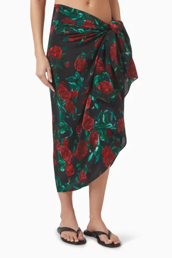 Maya Printed Pareo in Viscose