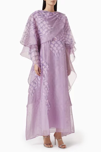 Printed Cape Kaftan