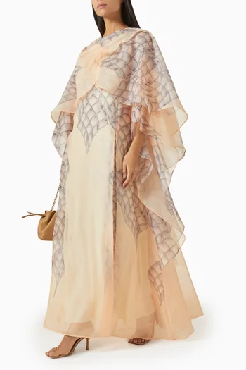 Printed Cape Kaftan