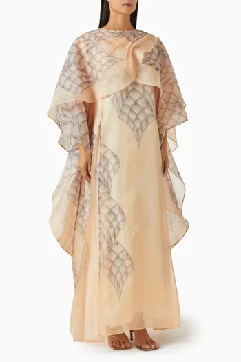 Printed Cape Kaftan
