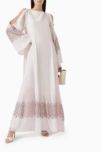 Slit-shoulder Kaftan