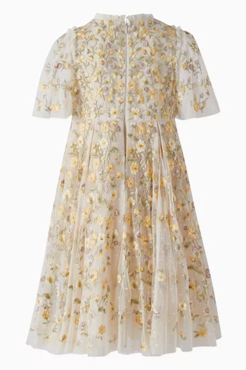 Embroidered Posy Pirouette Prom Dress