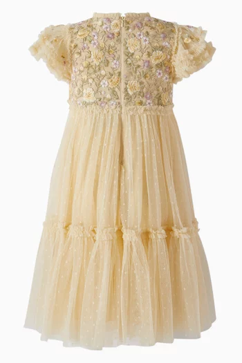 Florine Embellished Flared Dress
