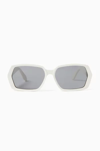 Geometric Sunglasses in Acetate