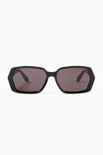 Geometric Sunglasses in Acetate