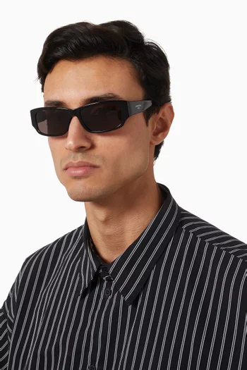 Rectangle Sunglasses in Acetate