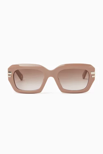 Square Sunglasses in Acetate