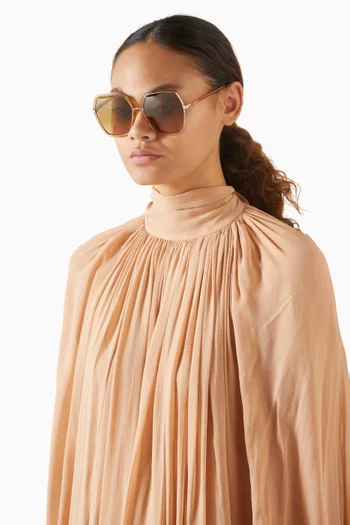 Oversized Sunglasses in Acetate